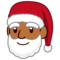 Santa Claus - Medium Black emoji on Emojidex